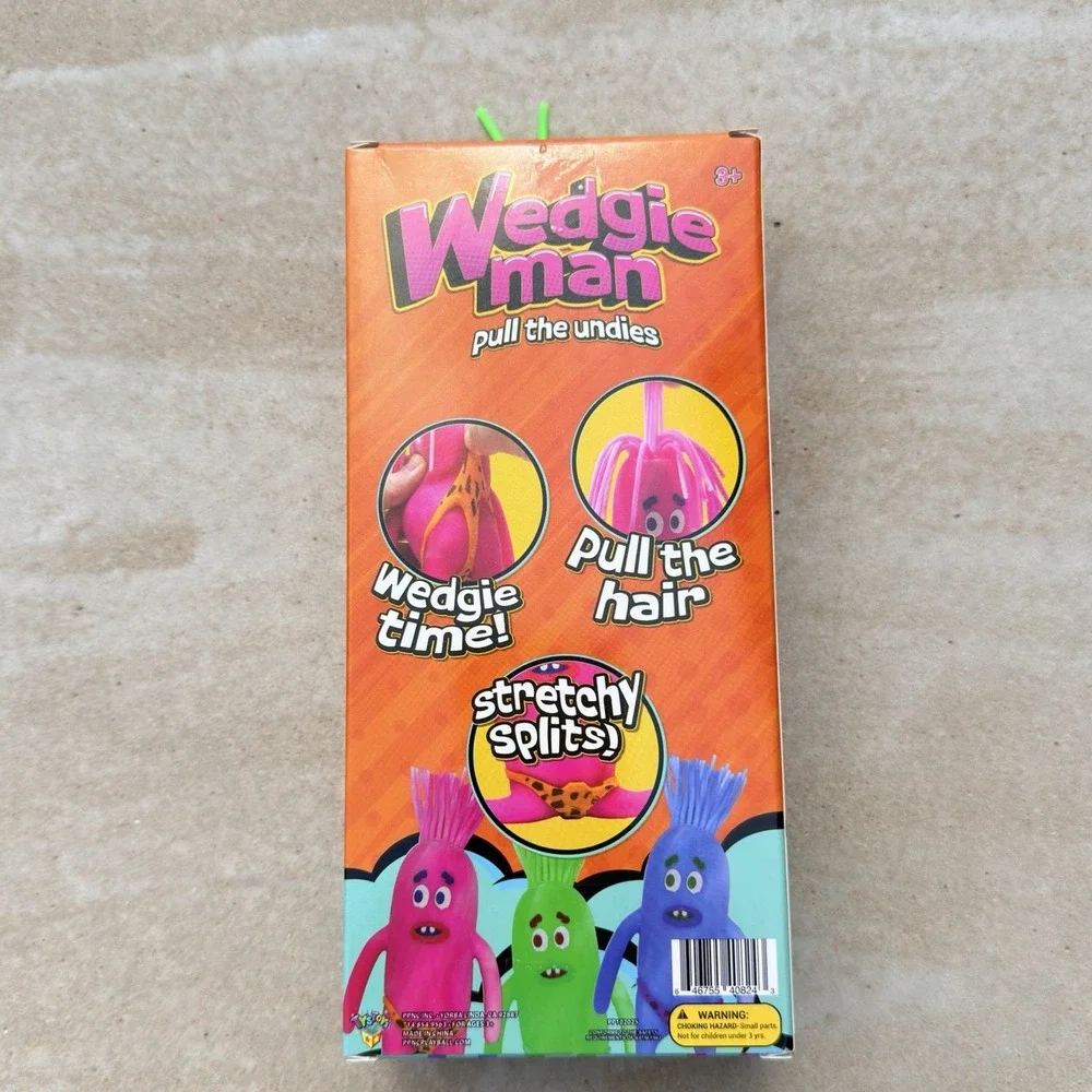 NIB Wedgie Man Pull The Undies Squishy Stress Reliever Fidget Toy - GREEN